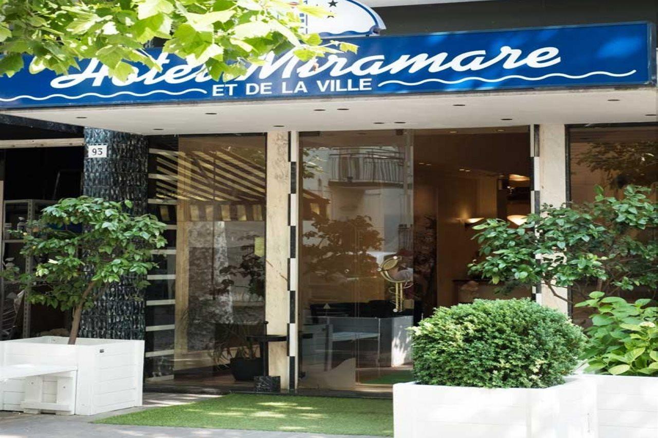 Hotel Miramare Et De La Ville Rimini Exteriör bild